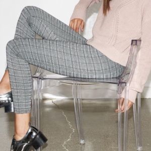 plaid highwaisted leggings (skinny)